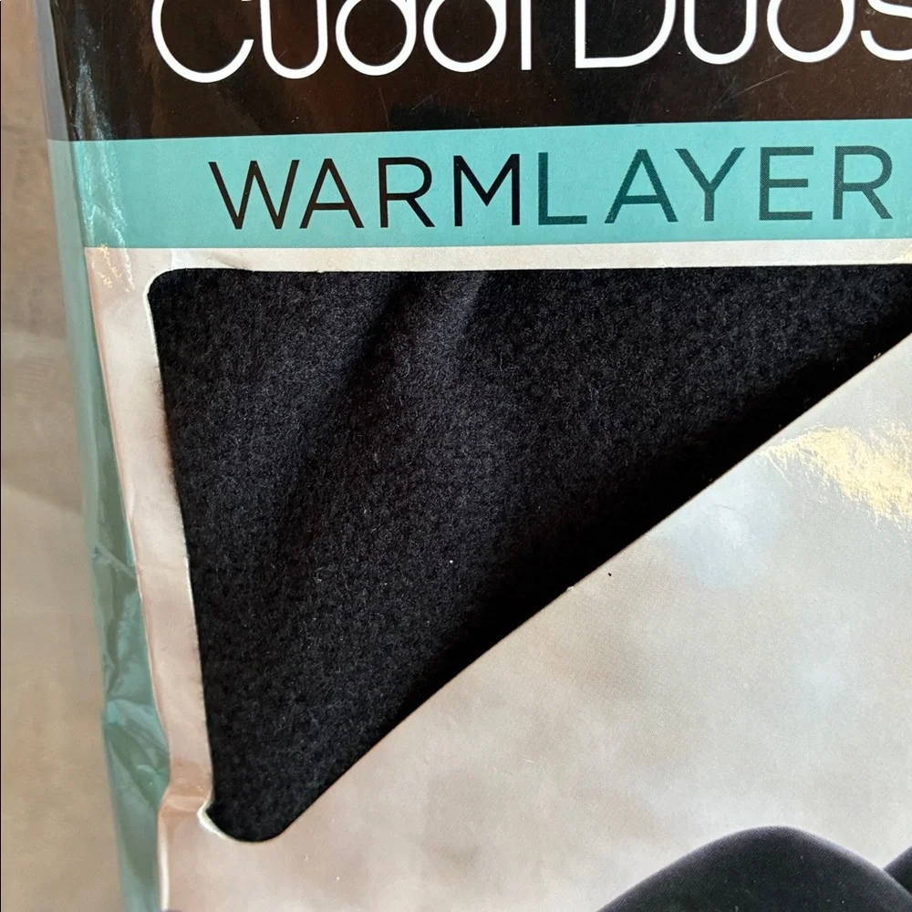 Cuddl Duds Black WarmLayer Leggings Womens XL Black NIB Fleece Leggings Comfort